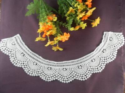 供应水溶棉线领 优质花边类服装辅料详解